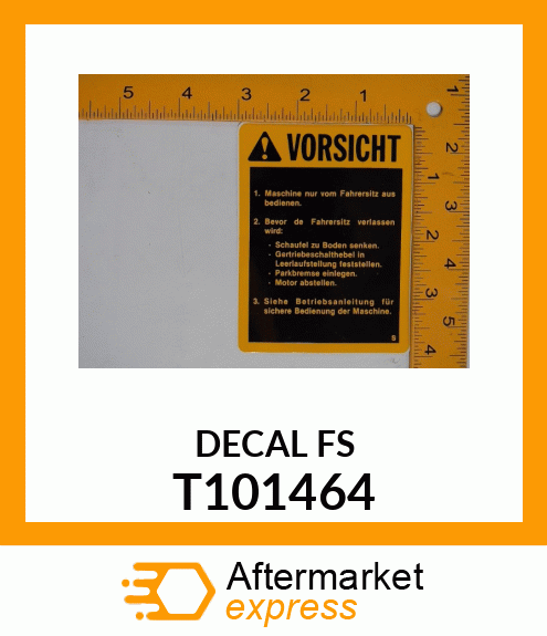 LABEL,CAUTION SHUTDOWN,GERMAN T101464