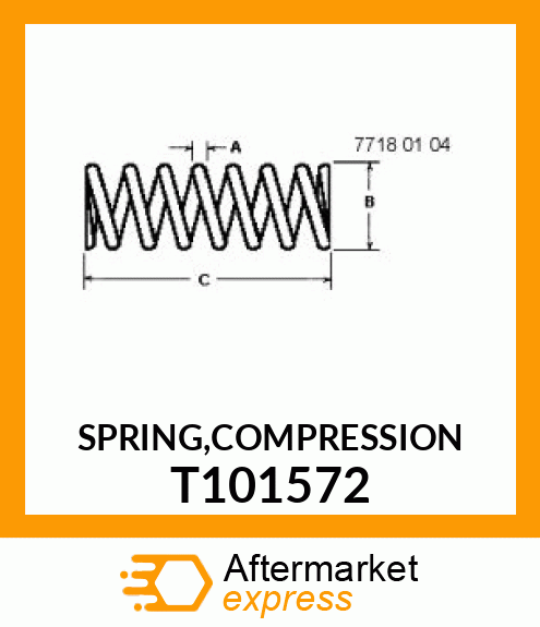 SPRING,COMPRESSION T101572