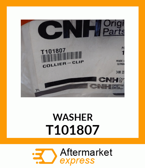 WASHER, WASHER T101807