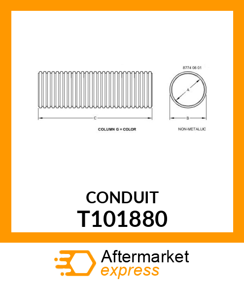 CONDUIT T101880