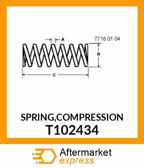 SPRING,COMPRESSION T102434