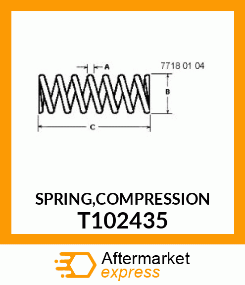 SPRING,COMPRESSION T102435