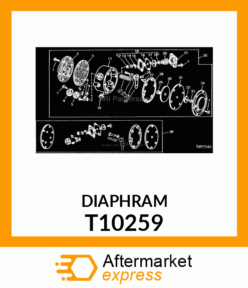 Diaphragm - DIAPHRAGM T10259