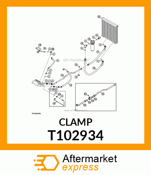 CLAMP,CUSHIONED NEOPRENE HOSE CLAMP T102934