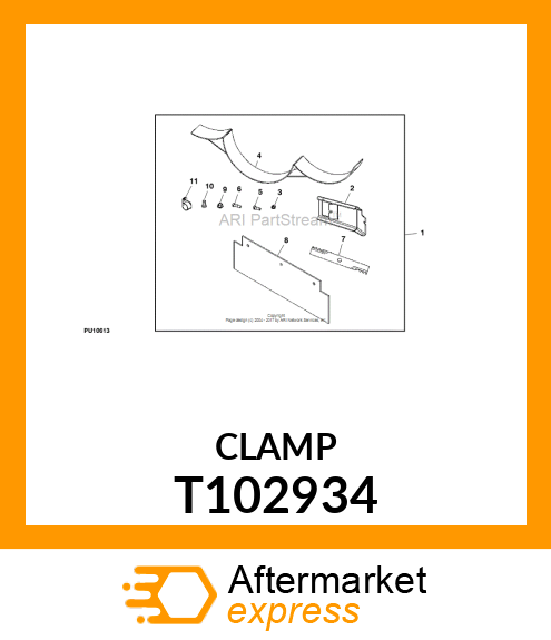 CLAMP,CUSHIONED NEOPRENE HOSE CLAMP T102934