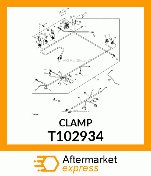 CLAMP,CUSHIONED NEOPRENE HOSE CLAMP T102934