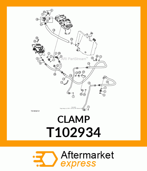 CLAMP,CUSHIONED NEOPRENE HOSE CLAMP T102934