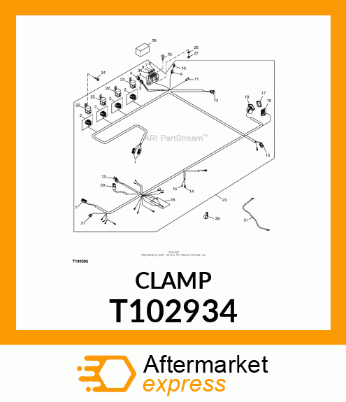 CLAMP,CUSHIONED NEOPRENE HOSE CLAMP T102934