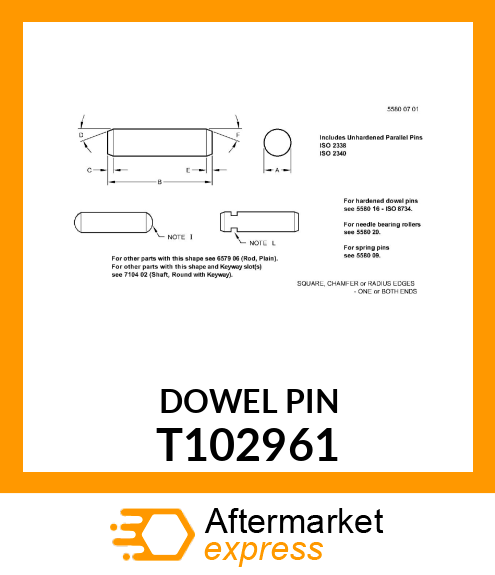 DOWEL PIN T102961