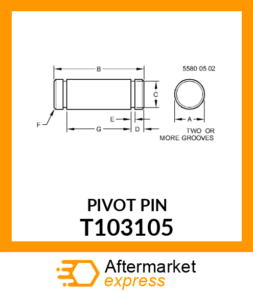 PIVOT PIN T103105