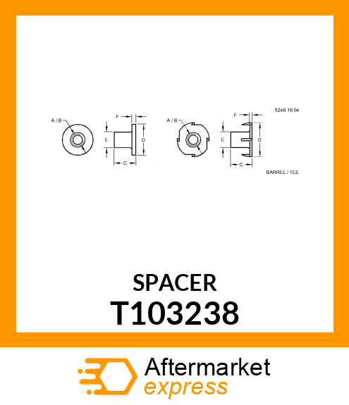 NUT FASTENER T103238