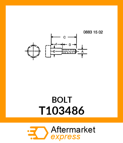 BOLT T103486