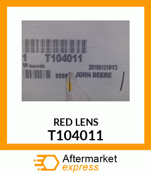 LENS,STOP AND TAIL T104011