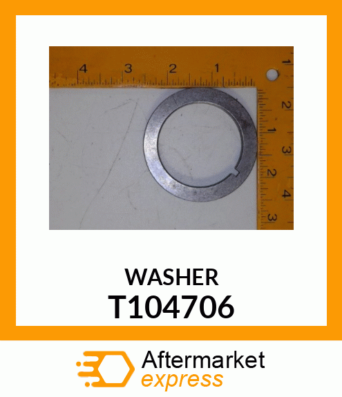 WASHER,SPACER,REAR T104706