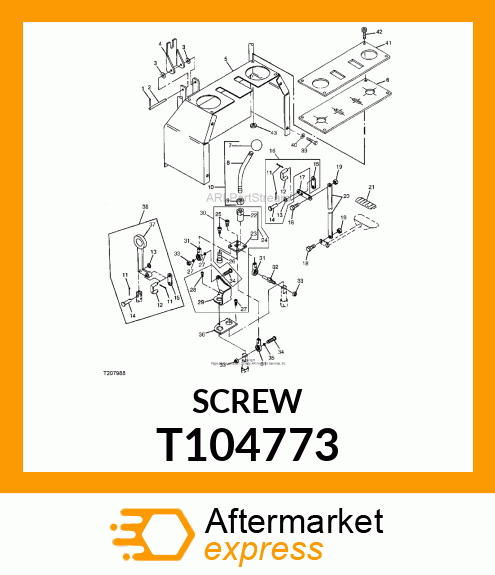 SCREW,CAP,HSHC T104773