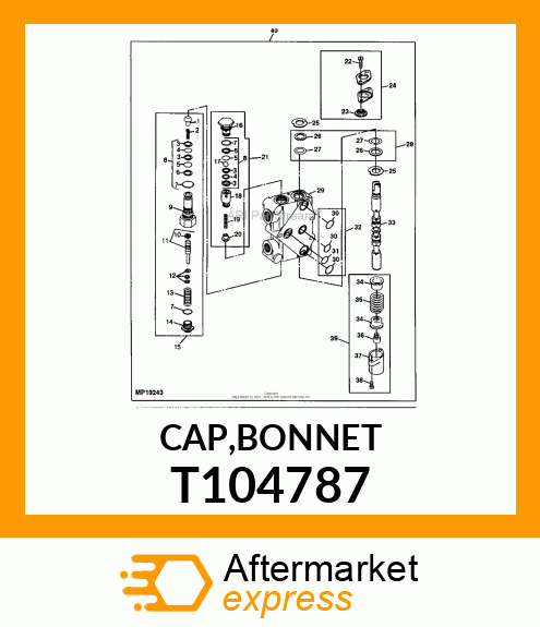 CAP,BONNET T104787