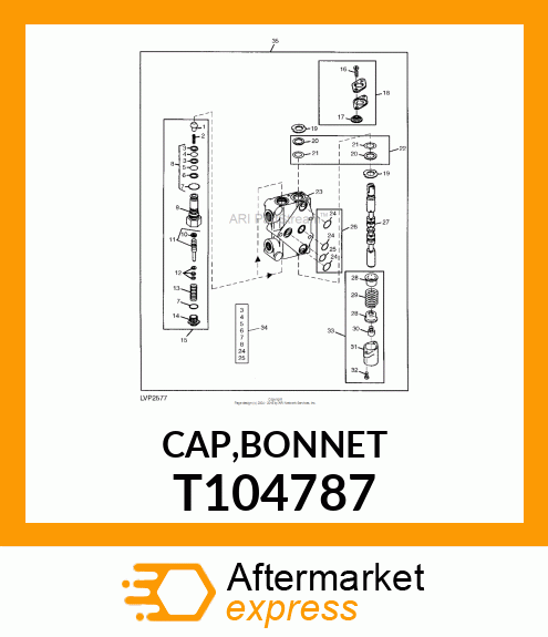 CAP,BONNET T104787