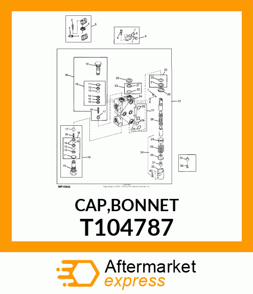 CAP,BONNET T104787