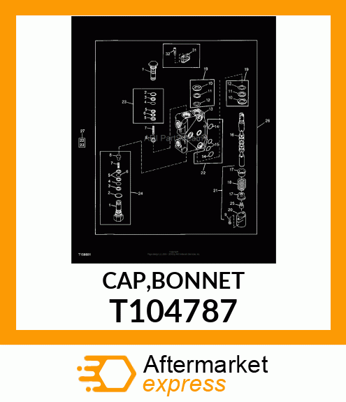 CAP,BONNET T104787