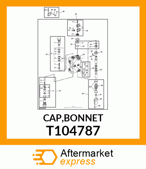 CAP,BONNET T104787