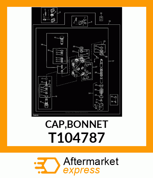 CAP,BONNET T104787