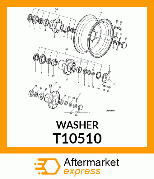 WASHER T10510