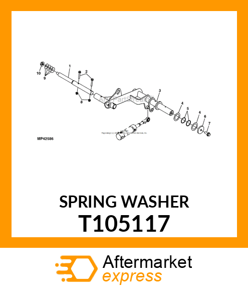 WASHER, SPRING, CONICAL SPRING CONI T105117