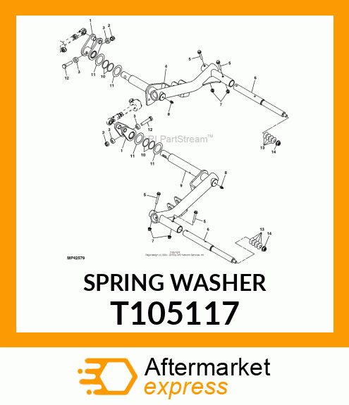 WASHER, SPRING, CONICAL SPRING CONI T105117