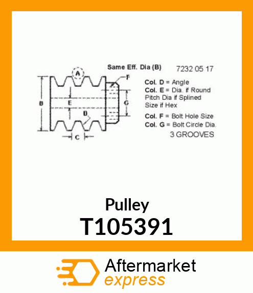 Pulley T105391