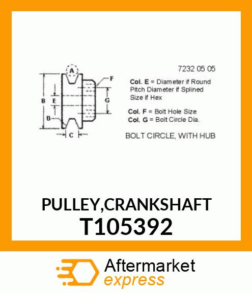 Pulley T105392