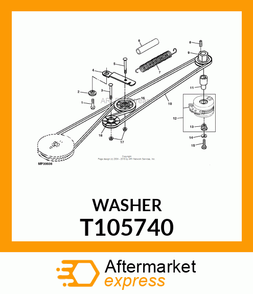 WASHER,SPECIAL T105740