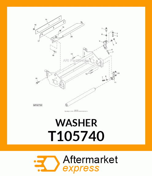 WASHER,SPECIAL T105740