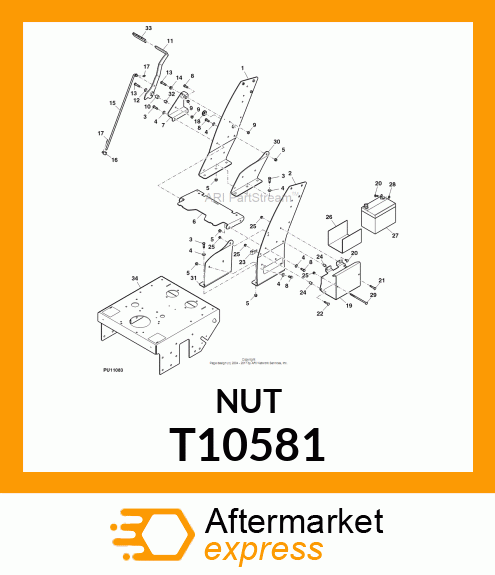 NUT,LOCK T10581