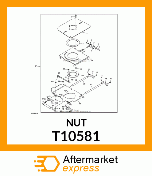 NUT,LOCK T10581