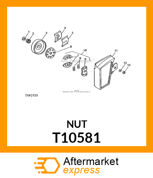 NUT,LOCK T10581