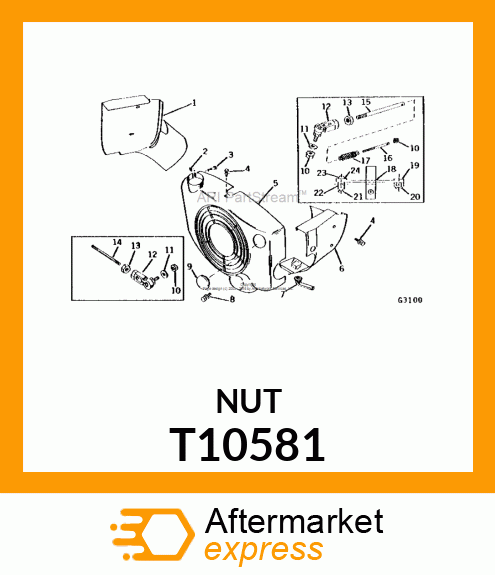 NUT,LOCK T10581