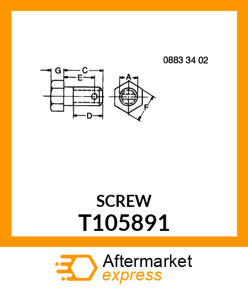 SCREW T105891