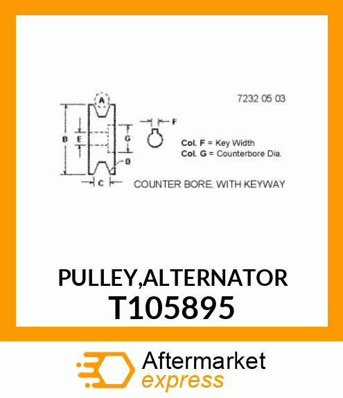 Pulley T105895