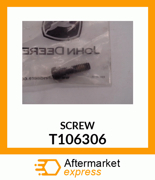 SCREW,HEX,SOCKET HEAD CAP, WITH T106306