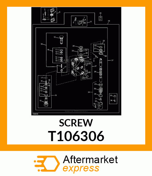 SCREW,HEX,SOCKET HEAD CAP, WITH T106306