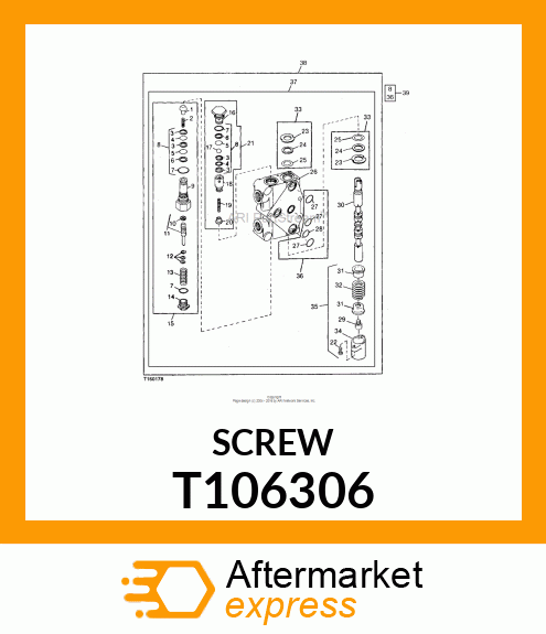 SCREW,HEX,SOCKET HEAD CAP, WITH T106306