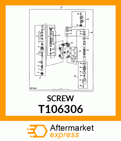 SCREW,HEX,SOCKET HEAD CAP, WITH T106306