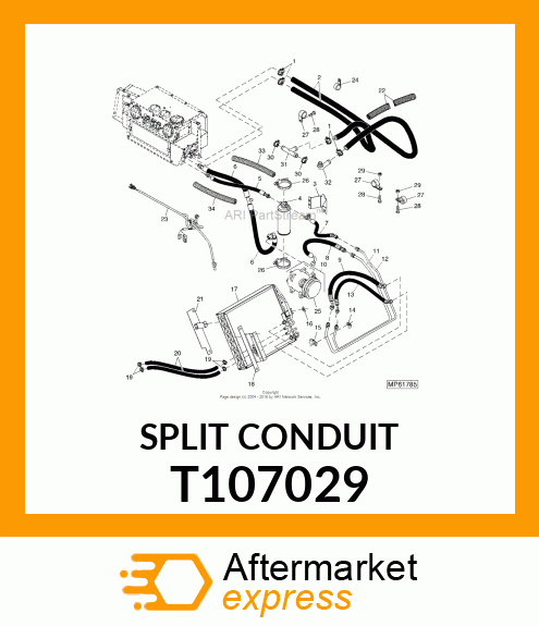 SPLIT CONDUIT T107029