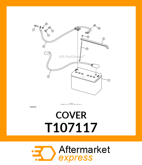 COVER,STRAIGHT POSITIVE TERMINAL BA T107117