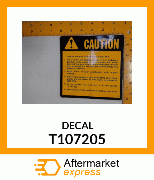 LABEL,SAFETY T107205