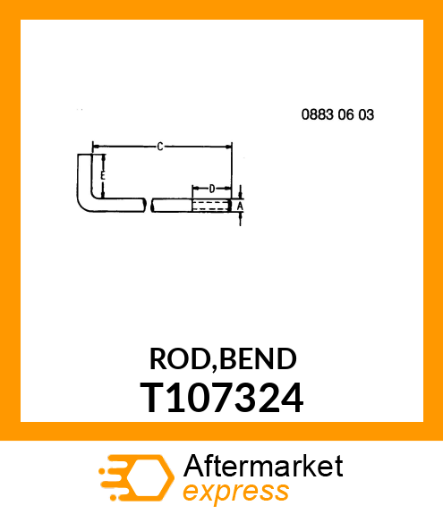 ROD,BEND T107324