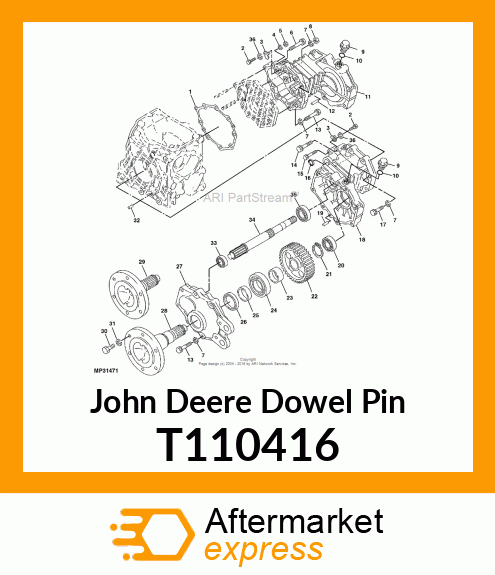 PIN, DOWEL T110416