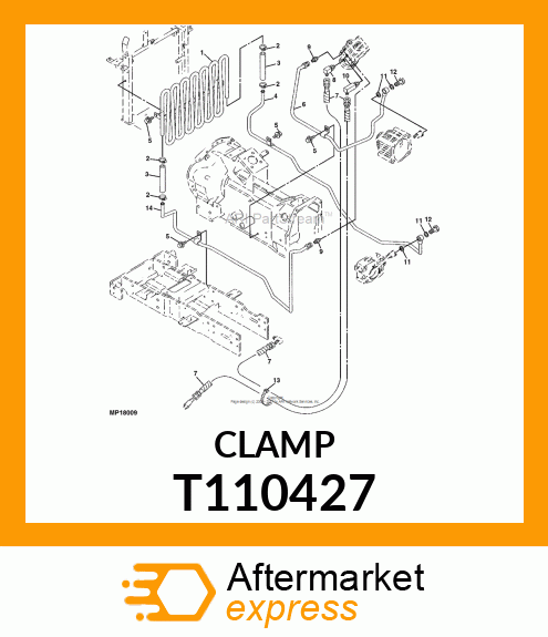 CLAMP, HOSE CLAMP 22 T110427