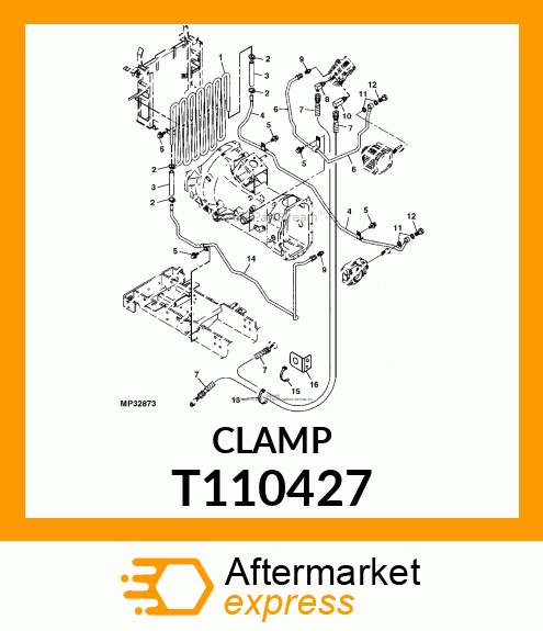 CLAMP, HOSE CLAMP 22 T110427