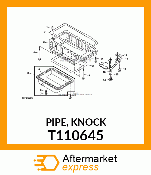 PIPE, KNOCK T110645